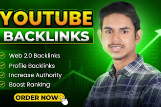 boost your youtube video ranking with high quality backlinks