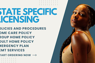 get licensed, write group home care healthcare agency policy and procedure nemt