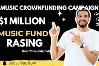 build a music crowdfunding campaign, patreon fans page that attracts backers