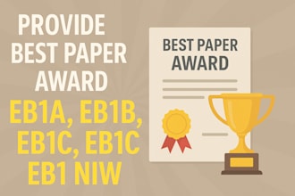 provide best paper award for eb1a, eb1b, eb1c, eb1 niw requirement