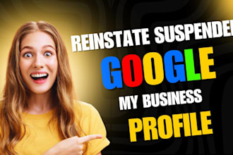 reinstate suspended gmb listings verify disabled google my business profile