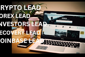 generate high converting forex lead, crypto lead, coinbase lead, investors lead