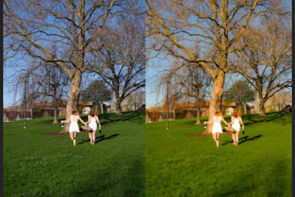 do photo editing, preset creation and photo resizing