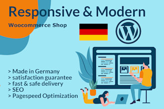 create wordpress woocommerce website