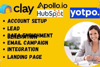 setup clay com workflow apollo io sequence hubspot automation and enrichment web