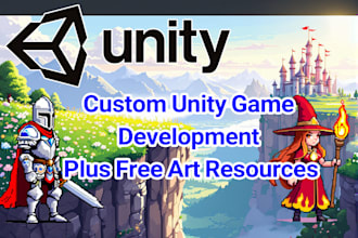 we develop a customized 2d unity game