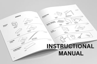 create instructional manual, user manual, user guide, training manual