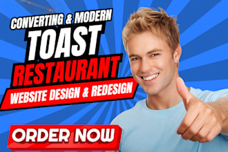 design food catering, food blog, food restaurant reservation website with SEO