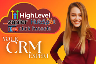 gohighlevel expert, clickfunnel design, go high level funnel, hubspot cms expert