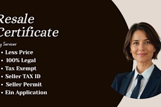 get resale certificates and seller permits, reseller permit in all US states,