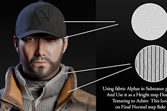 create 3d realistic character, texture, rig, mocap for game with unreal engine