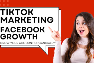 do tiktok marketing promote and grow facebook organically