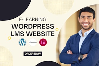 build, develop elearning wordpress tutor lms website with learndash buddyboss