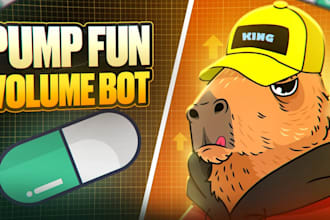 telegram promotion, sol memecoin pump fun volume bot to drive 500k degen traders