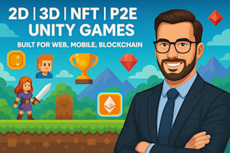 do 2d game, nft game, unity game, 3d game, p2e game, play to earn game