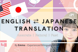 do accurate japanese translations for any need