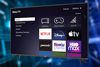 develop roku live streaming channel app, roku tv and roku sdk