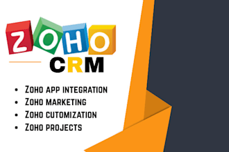 do zoho app integration,zoho customization,zoho project