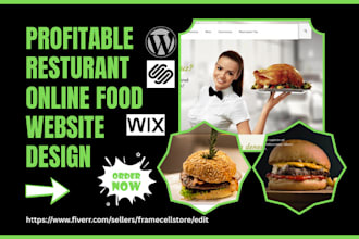 build a restaurant food catering online food ordering cafe food website