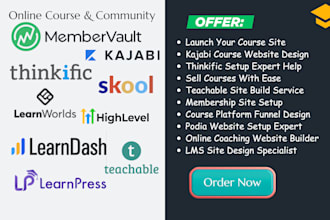 kajabi skool membervault xperiencify forento trainerize learn dash youzify