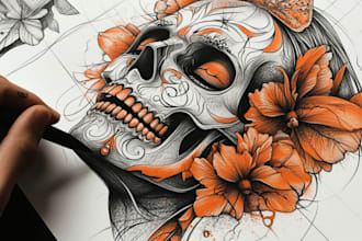 draw custom tattoo designs