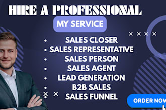 be your high ticketing sales closer salesperson sales agent online sales