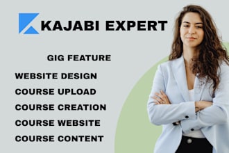 kajabi website design course upload course creation online course course website