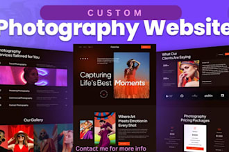 design photography videography fashion cleaning film school homecare wix website