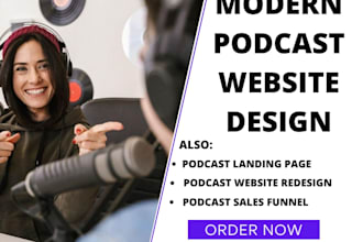 create podcast website event music video photo portfolio radio wix website