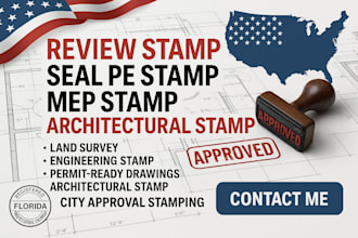 review, pe stamp licensed civil and structural engineer city permit cl al stamp