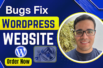 fix wordpress issues, wordpress error, wordpress bug fix critical errors
