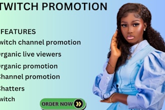 promote your twitch live stream to bring in more live viewers