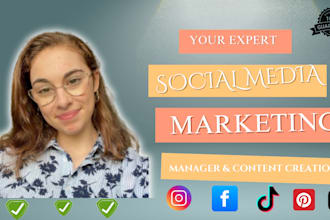 be your social media marketing manager and content creator