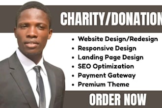 nonprofit website, donation, ngo, charity, church, fundraising, 501c3 website