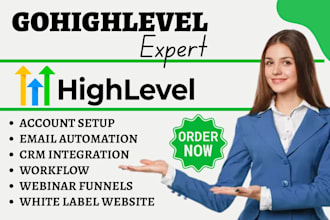 build go highlevel automation webinar survey form integration ghl website funnel