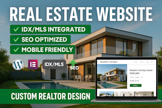 design redesign SEO optimized realtor agent real estate website idx mls wordpres