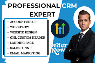 do gohighlevel custom ghl website header footer sales funnel landing page