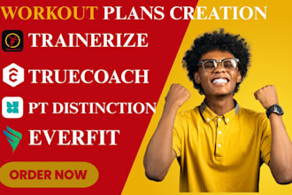 create and upload custom fitness programs on trainerize everfit pt distinction