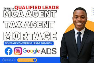 get income tax leads mortgage mca leads tax preparation leads finance website