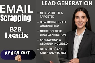 build b2b leads and scrape targeted emails from any niche