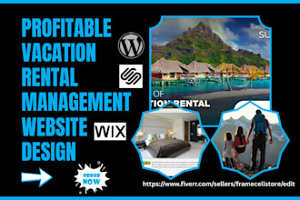 build vacation rental property management booking short term rental website