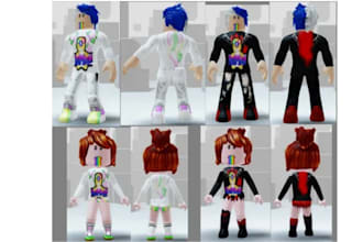 make and design roblox clothing for you