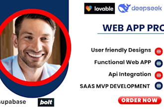 develop lovable ai web apps, saas mvp, deepseek ai, bolt ai, supabase