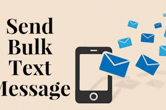send bulk text SMS marketing to US and canada