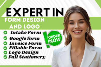 design business card, letterhead, invoice, intake form and podcast logo design