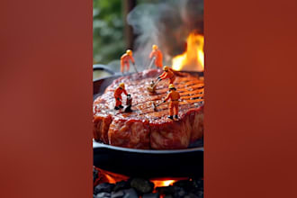 create miniature feast video and ai food photogaphy using midjourney ai