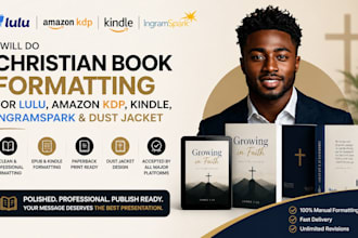 do lulu christian ebook formatting and paperback layout for amazon kdp