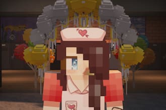 make HD minecraft skins for you