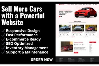 design car dealership website automotive car sales auto sales car detailing site