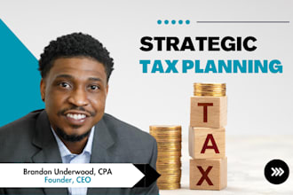 provide personalized tax plan backed by CPA strategy